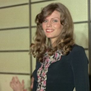 Riitta Väisänen vuoden 1976 Miss Suomi -kisoissa.