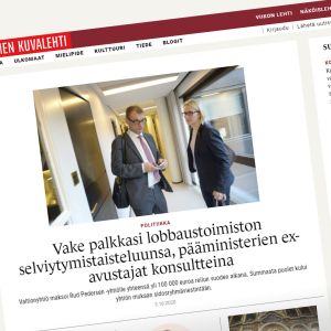 Suomen Kuvalehden juttu nettisivulla