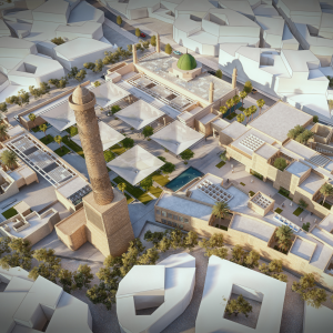 al-nurin uusi moskeija, mosul, irak, unesco arkkitehtikilpailu, voittaja: Salah El Din Samir Hareed & team