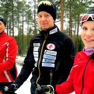 Kolme kovaa: Jaakko Alalahti, Sami Vuoti ja Saila Salmela