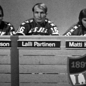 HIFK:n tietovisajoukkue Lämäri-ohjelmassa.