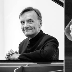 pianisti Stephen Hough ja kapellimestari Hannu Lintu