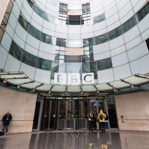 BBC Broadcasting Housen sisäänkäynti Lontoossa.