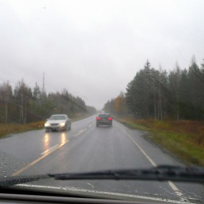 Sateinen tuulilasi