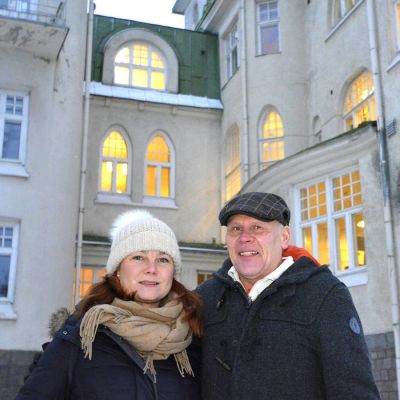 Tom Vasara ja Sari Liljeblom.