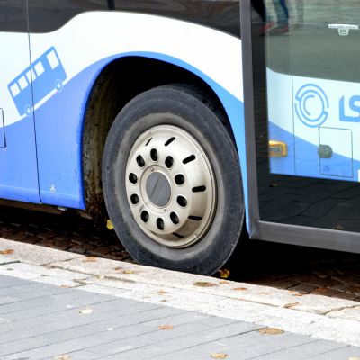Lahden paikallisbussi.