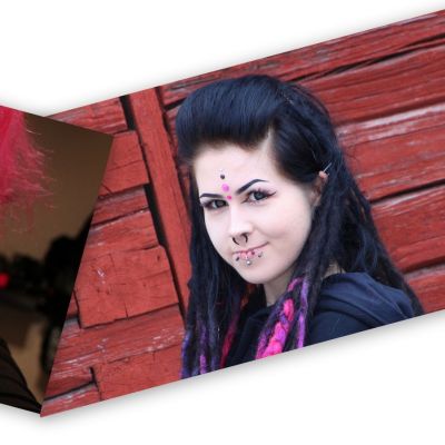 Susanne Aalto vuonna 2013 ja vuonna 2017.