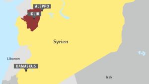 Idlib är den enda provinsen i Syrien som ännu kontrolleras av rebeller Karta över Syrien och provinsen Idlib