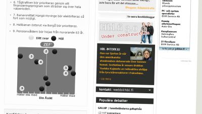 Skärmdump från hbl.fi