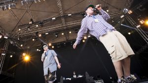 Lyömättömät esiintyivät aiemmin tänä kesänä muun muassa Ruisrockissa. // Kuva: Katariina Salmi / YleX