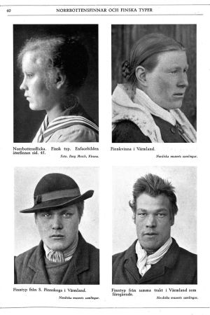 Suomalaisen rotutyypin edustajia. Herman Lundborgin kuva-arkistosta/ kuvitusta Tapio Tammisen kirjasta Suomalaisen rotutyypin edustajia. Herman Lundborgin kuva-arkistoista/ kuvitusta Tapio Tammisen kirjasta
