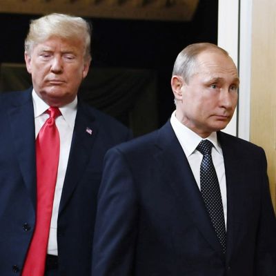 Donald Trump ja Vladimir Putin.