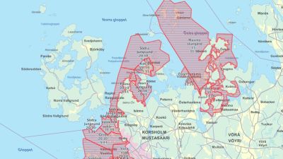 Karta över sikfredningsområdena.