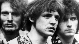 Cream, med fr.v. Baker, Bruce och Clapton. Brittiska rockbandet Cream, med Baker, Bruce och Clapton.