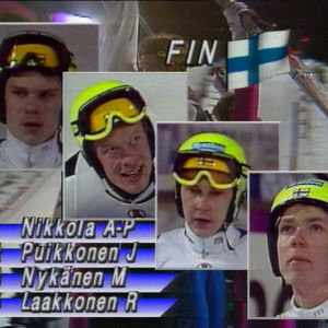 Joukkuemäen mestarit Lahden MM-kisoissa 1989