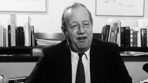 Jan-Magnus Jansson övergick direkt från SFP-ledningen till jobbet som chefredaktör på HBL. Jan-Magnus Jansson i svartvitt från år 1977.