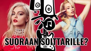 Nouseeko tällä viikolla soittarille Bebe Rexha vai Iggy Azalea? // Kuva: http://beberexha.com/ ja http://www.defjam.com/artists/iggy-azalea/ Kuvan muokkaus YleX