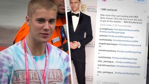 Justin Bieberin fanit postaavat Hollywood Lifen Instagramiin vihaisia kommentteja. // Kuva: EPA / Valdrin Xhemaj sekä kuvakaappaus Instagramista