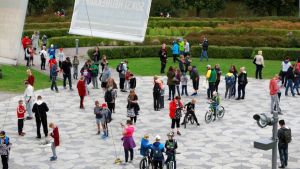Heurekassa nähtiin tänään 2000 Pokémon GO -pelaajaa, joita hemmoteltiin kuudella lurella. // Kuva: Heureka/Anniina Nissinen