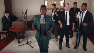 Nämä jätkät tuo My Heat Will Go On -kappaleeseen aivan uudenlaista menoa. // Kuva: YouTube.com / PostmodernJukebox