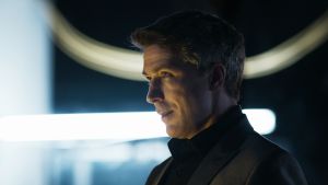 Game of Thronesista tuttu Aidan Gillen nähdään Quantum Breakissa näyttelemässä sekä digitaalisena hahmona. // Kuva: Remedy