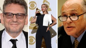 Lucian Grainge, Beyoncé ja Doug Morris. Heistä kaksi on Billboardin musiikkivaikuttajien listalla. // Kuva: EPA