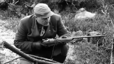 Man på älgjakt, 1962
