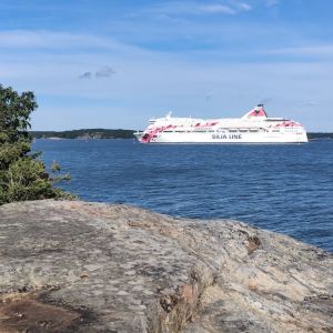Fartyhget Baltic Princess utanför Runsala.