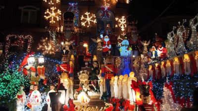 Julprydnader i Dyker Heights, Brooklyn