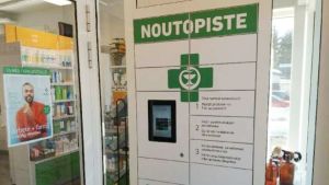Medicinautomaten på apoteket i Nedervetil. Apoteket i Nedervetil har numera en medicinautomat från vilken man kan få medicin dygnet runt.