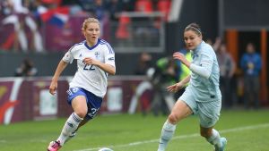 Kuikka spelade en liten biroll då Finland spelade sitt senaste slutspel på damsidan. Nu är hon i blickfånget.
