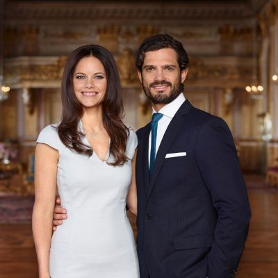 Ruotsin prinssi Carl Philip ja hänen morsiamensa Sofia Hellqvist
