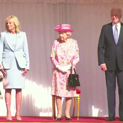 Bidenit tapasivat kuningatar Elisabetin