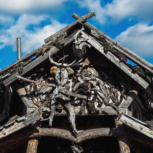 Omatekoinen sauna, Turvekammi, suolla Kammi-kylässä Nummijärvellä.