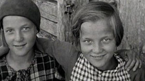 Lapsia maaseudulla vuonna 1936.