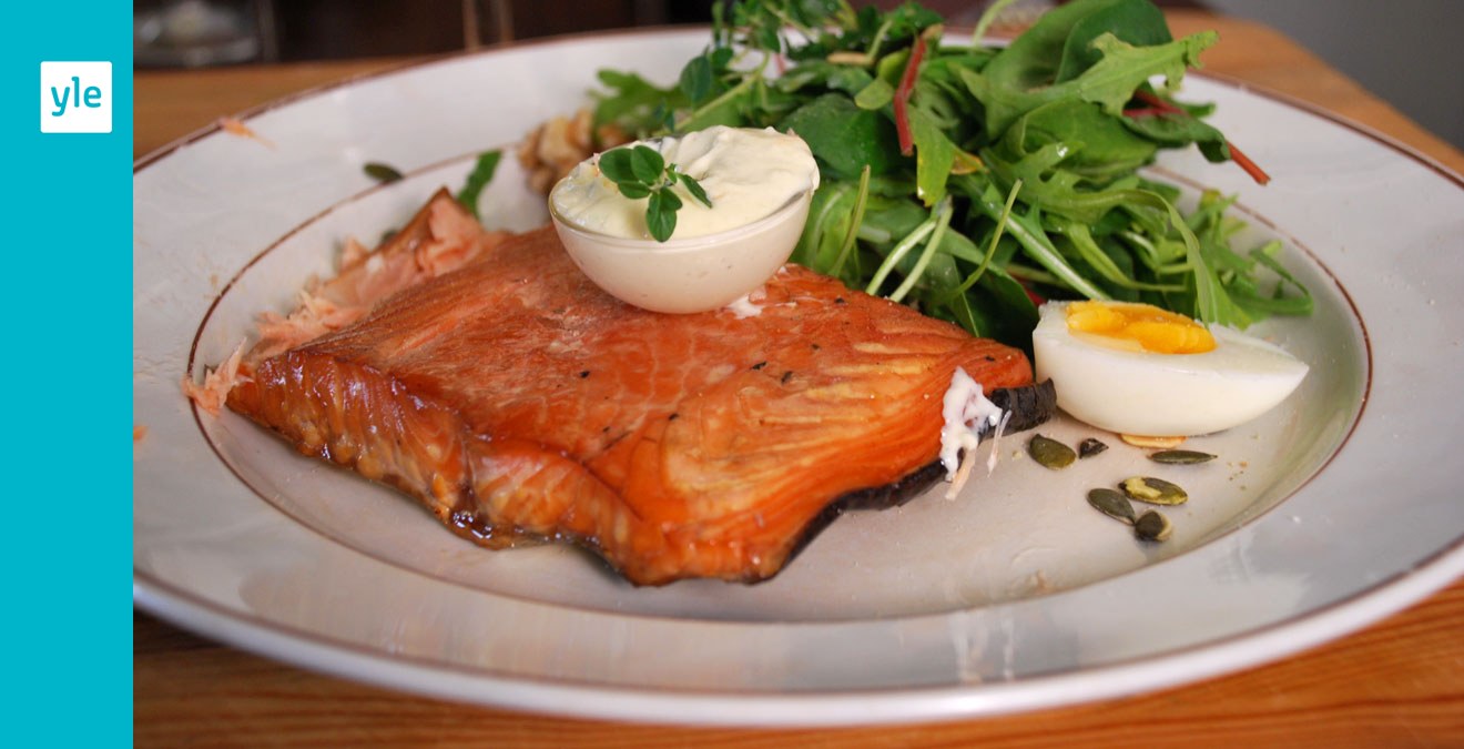 varmrökt fisk gravid