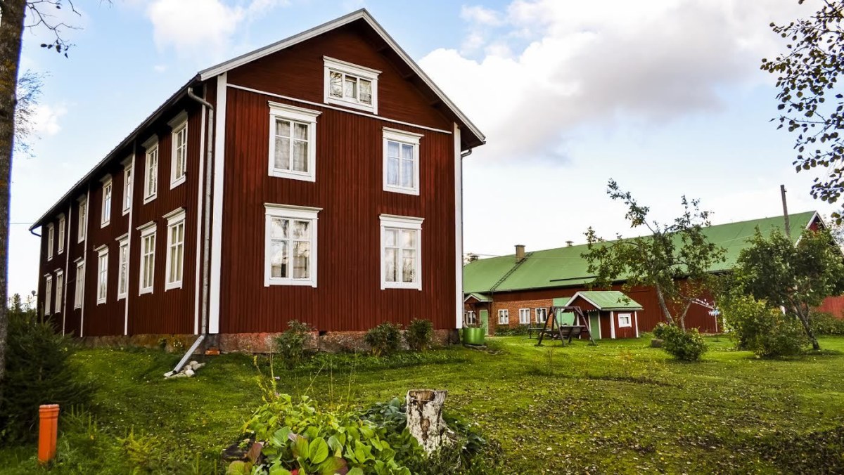 Privat bondgård i Östermark som beviljats bidrag för renovering.