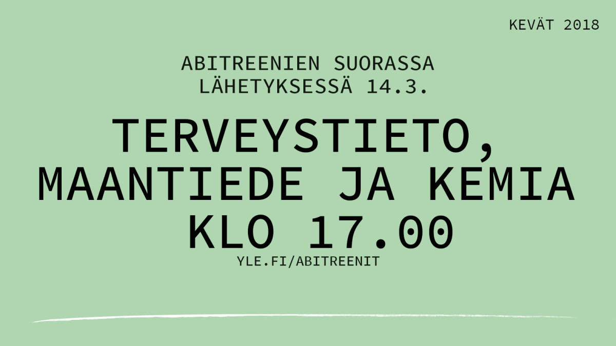 Abitreenien Yo Koelahetys Reaali I Kevat 2018 Lahetykset