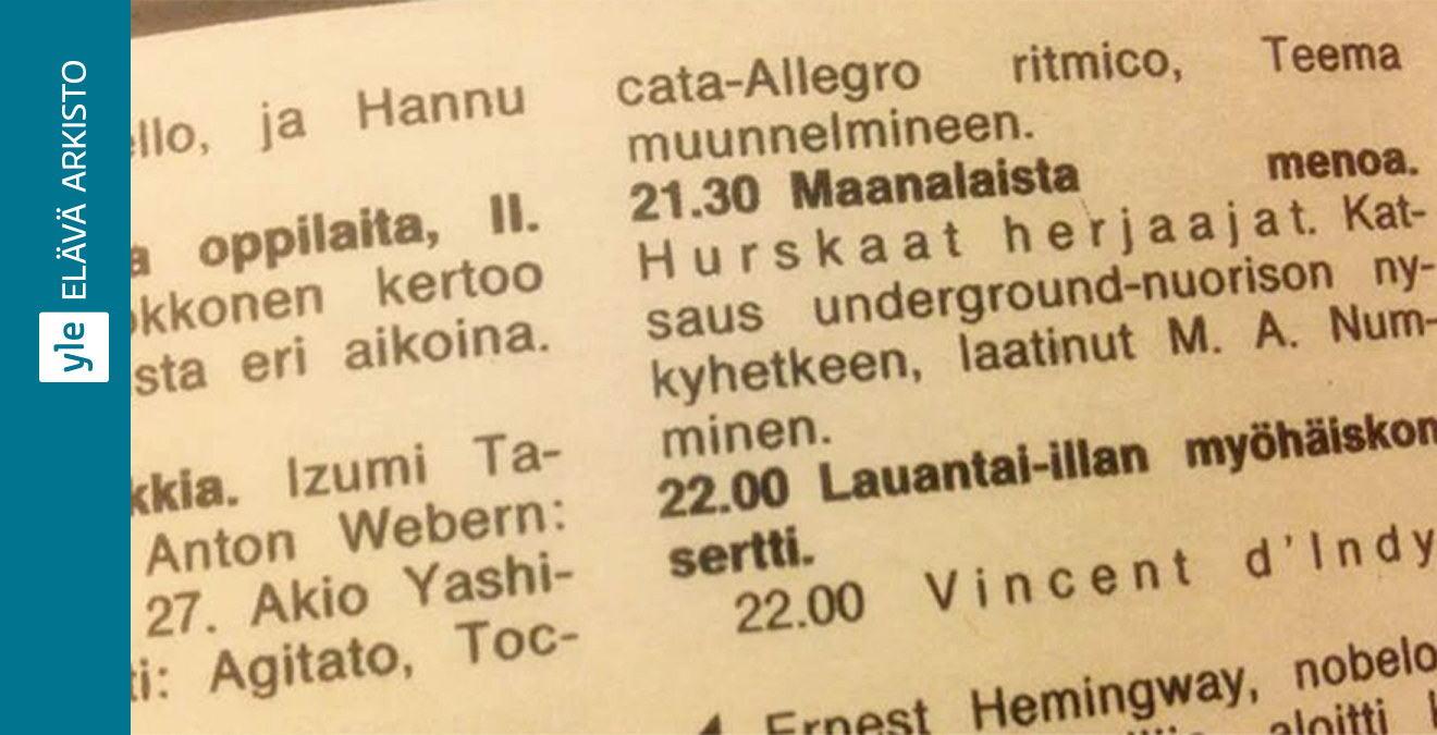 Suomen Talvisota 1939–40 toi maanalaisen menon radioon | Elävä arkisto |  
