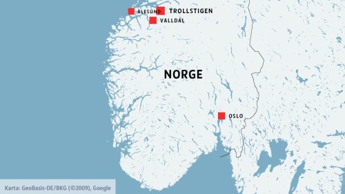 karta över trollstigen norge En död i olycka med turistbuss i Norge | Utrikes | svenska.yle.fi