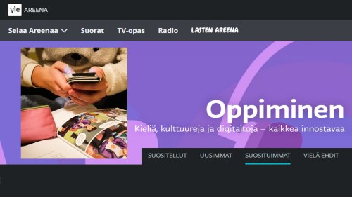 Opi Myos Yle Areenassa Oppimisen Videot Samassa Paikassa Opettajalle Oppiminen Yle Fi