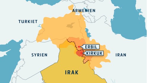 karta över arabländerna Irak stoppar alla utrikesflyg till Erbil | Utrikes | svenska.yle.fi