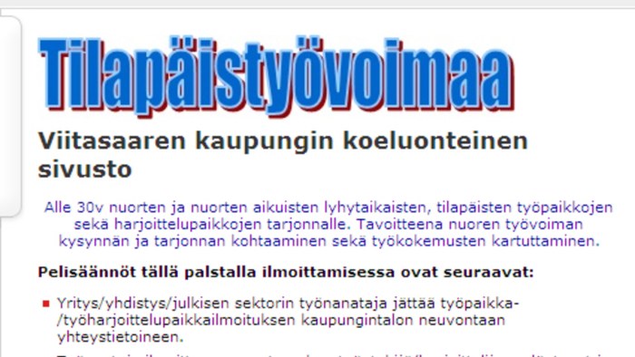 opas räjäyttää työpaikkoja