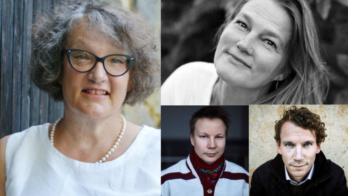 Monika Fagerholm, Mikaela Nyman, Juha Itkonen och Niillas Holmberg nominerade till Nordens största litteraturpris
