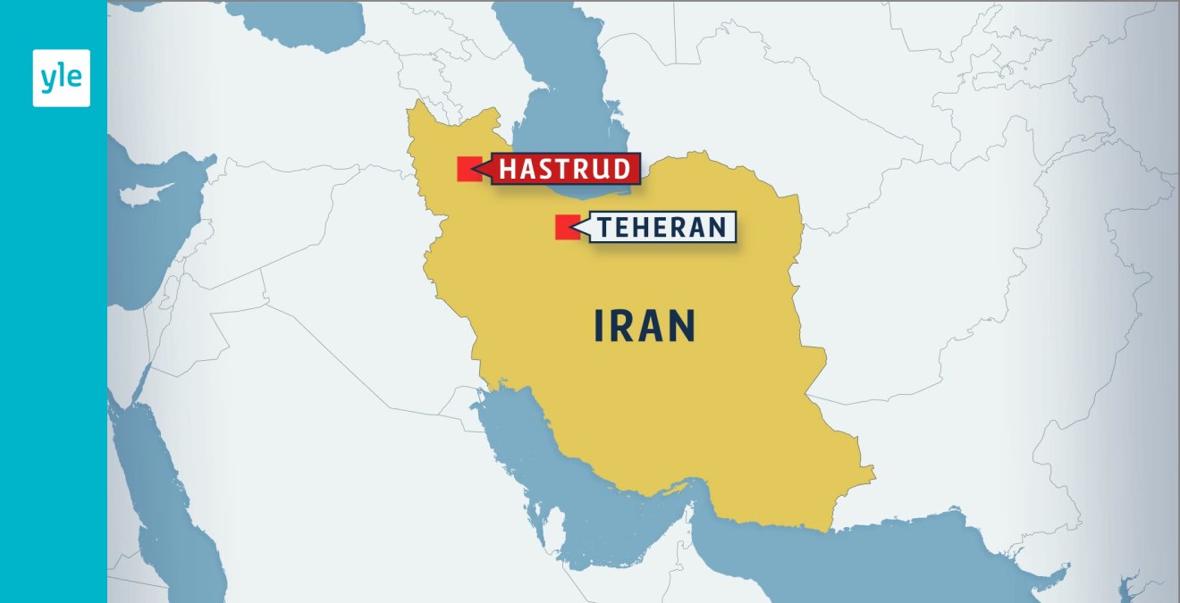 iran karta Dödlig jordbävning i nordvästra Iran | Utrikes | svenska.yle.fi