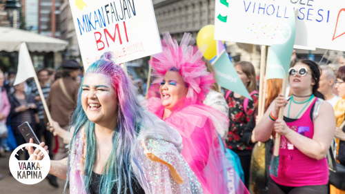 Body Pride 2017 marssi tanssiaskelin positiivisen kehonkuvan puolesta |  Vaakakapina 