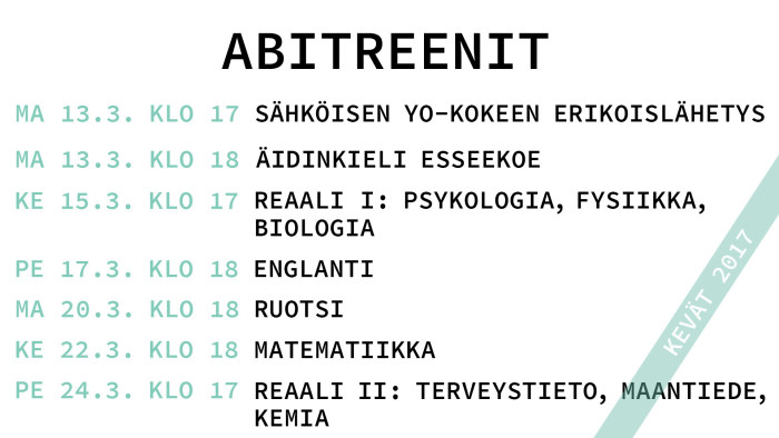Ylioppilaskirjoitukset Yle Fi