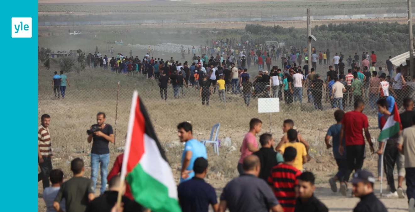 Sammandrabbningar och israeliska flygräder efter demonstration i Gaza – många skadade - Vimarsana News