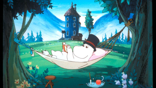 Kuvahaun tulos haulle muumipapan riippumatto