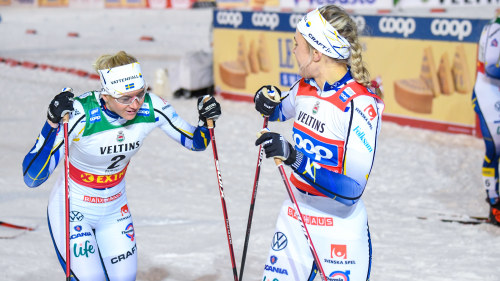 Linn Svahn Forbannad Efter Att De Svenska Stjarnorna Akt Ihop Pa Slutet Maja Dahlqvist De Ramlade Framfor Mig Och Jag Fastnade I Dem Det Fanns Inget Att Gora Sport